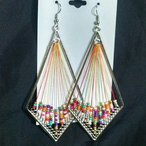 Beautiful beaded earrings